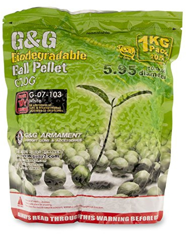 Area Shopping Busta 1 kg 5000 Pallini G&G Natural Biodegradabili Bio 0.20 Gr 6mm