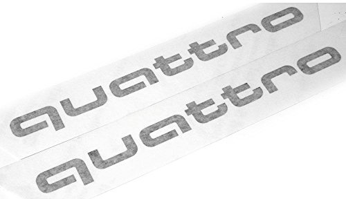 Audi 81A064317Y9B Audi Q2 C-Blade Dekorfolie Quattro Exterieur Schriftzug Brilliantschwarz