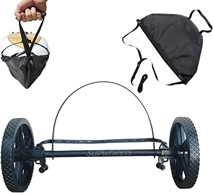 SUP Wheels Evolution X | Extra Wide Carrier| Inflatable Board Carrier and Bike Trailer