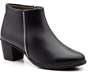 Botines mujer de piel con tacón o plataforma Botín cómodo de invierno y otoño Calzado artesanal de España tipo cuña o camperos en ante y cuero Elegantes e informales