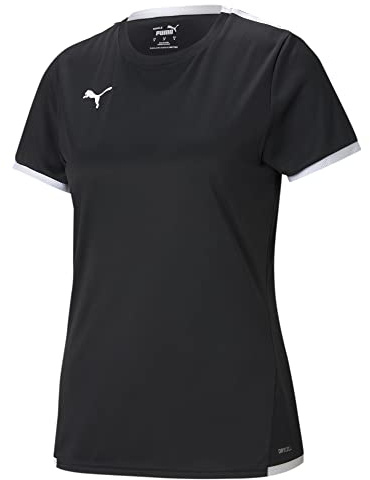 Puma Damen Teamliga Jersey, Black White, X-Large, Puma Black-Puma Weiß, XL