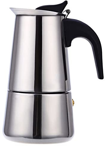 Machines à café en acier inoxydable, cafetière à moka, cafetière Geyser, bouilloire, cafetière à café, percolateur, poêle à café (taille : 100 ml)