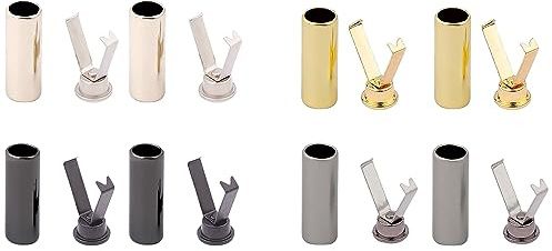 Kordelendkappe, Kordelstopper für Schnürsenkel – Kordelende für Purrs-Schnürsenkel, Paracord-Zubehör, Schnürsenkelverschluss, Smartpieces-Schnürsenkel, Aluminium-DIY-Ersatz-Schnürsenkelspitzen