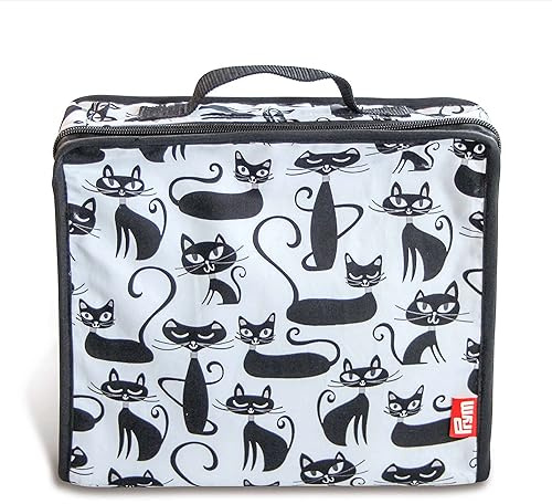 Prym 612087 All-in-one Tasche Mini Cats, Weiß