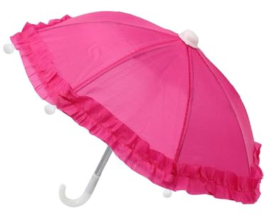 MagiDeal Miniatur-Regenschirm Puppenzubehör für Spielpuppen, Puppenschirm, Mini-Regenschirm für Puppen, Dekoration, Rollenspiel, Zubehör für Puppenhaus