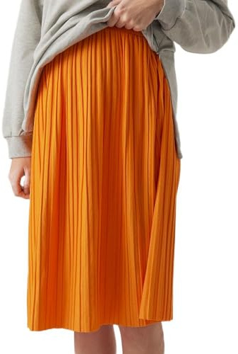 Mamalicious Jupe Orange de Grossesse Rose Femme 20018147 Orange M