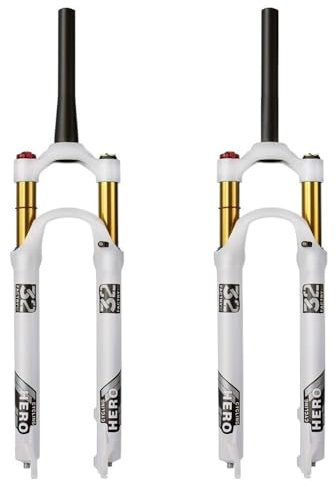 Finoti Fahrradgabel 1 Stück Mountainbike Luftgabel Aufhängung Stecker Magnesiumlegierung Luftgabel 26 27,5 29 Zoll 120-120MM Federgabel (Color : Shoulder Control-09)