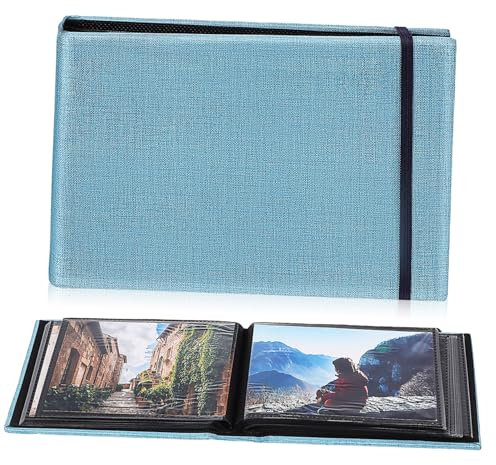 FUNOMOCYA 2piezas Mini Álbum De Fotos Álbum De Tarjetas Fotográficas Portátil Para Bodas y