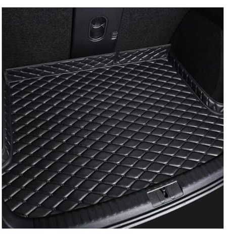 NYSQOFMB Voiture Coffre Tapis pour Q7 4L MK1 2005-2015 Tapis Coffre Voiture en Cuir Tapis Coffre Voiture Tapis Coffre Plateau Chargement Tapis de Coffre Auto(Black Single)