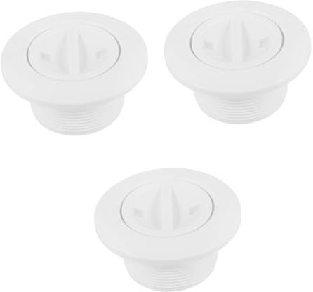 Abaodam 3pcs Pool Vacuum Head Durable Fade Resistant Cover for Swimming Pools Easy Installation for Ground Above Ground Drains Versatile Protection for Residential and Commercial Use