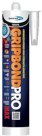 Gripbond Pro Crystal Clear High Strength Grab Adhesive Hybrid Construction Sealant Waterproof Interior Exterior Glue Instant Bond Flexible Paintable Heavy Duty Fix (1)