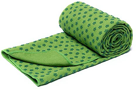 Quick Dry rutschfeste Yoga Handtücher (6 Farben) mit Mesh-Tragetasche, extra lang (62 x 183 cm/62 x 182,9 cm) Dot Grip Bikram Yoga