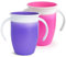 Munchkin Miracle 360 Sippy Cup, 6+ Months - 7oz/207ml, 2 Pack,Pink/Purple