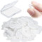 24 Paare Klebstoff Brile Nasenpads, D Form Aufkleben Rutschfeste Weiche Silikon, Selbstklebende Nasenpads Brillen Nasenpad für Brillen und Sonnenbrillen, 15 mm (Transparent)