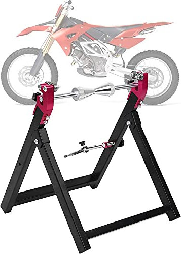 Ejoyous Equilibrador de Ruedas de Motocicleta, diseño Plegable Equilibrador estático de Ruedas de Motocicleta Soporte de Equilibrio de Ruedas Soporte de alineación de Ruedas de Motocicleta para