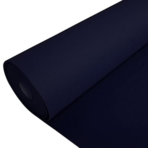 MDEKOR Filzteppich Teppichboden Meterware Blau, Nadelfilz Teppich zum zuschneiden 2m breit, Bootsteppich, Messeteppich, Auslegware für Wohnmobil, Autoteppich Bodenbelag