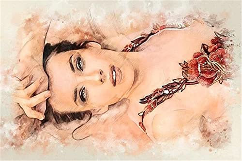 YINGXIN88 2000 Teile Puzzles für Erwachsene Puzzles 2000 Teile schöne Frau Lernspiele Heimdekoration Puzzle Geschenke-70x100cm