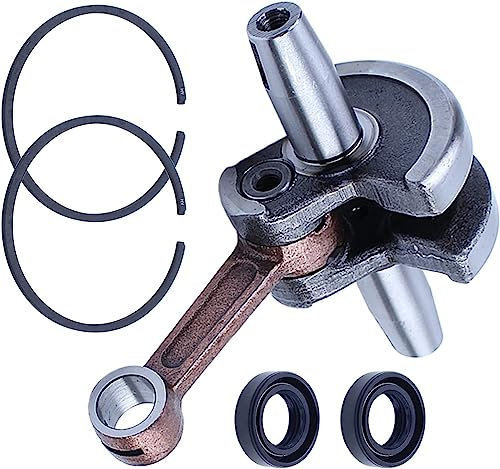 TENREV Jeu de Joints d'huile de Segments de Piston for NB411 for Moteur de Tondeuse K TD40, Segment de Piston, Joint d'huile Accessoires de Rechange pour Tondeuse à Gazon