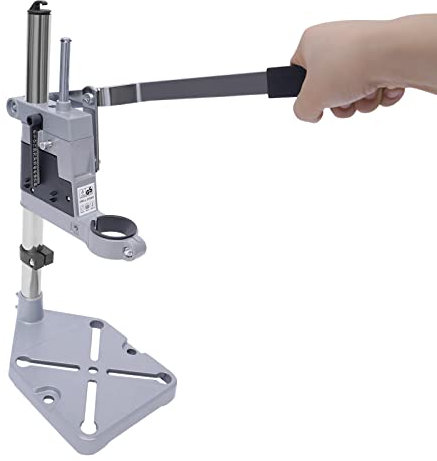 Universal Adjustable Benchtop Drill Press Repair Tool Stand Bench Clamp Drill Press Stand Carbon Steel Bench Clamp Rack Holder for Drilling Collet Holder Bracket 38-42mm