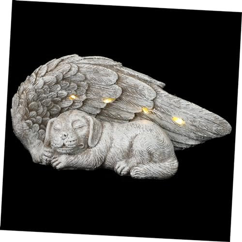 KONTONTY Dekorativer Hunde-gedenkstein Blumentopf Für Hof Und Garten Gedenkstatue Eines Hundes Ornament