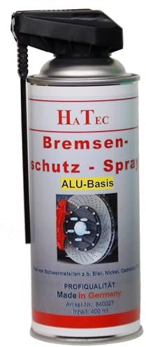Generisch HaTec Bremsenschutz Spray 400ml, ALU-Basis mit Multifunktionsdüse für Punktgeaues- oder Flächesprühen. Frei von Schwermetallen z.b. Blei, Nickel, Cadmium, PCB