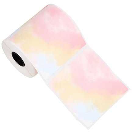 Operitacx Transparente Thermoetiketten Selbstklebend Blanko Rollenformat Für Preisschildaufkleber Aufkleberpapier Adressetiketten Expressetiketten Mit Glatter Oberfläche Sauber Und