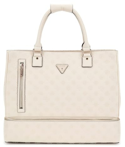 GUESS TWDP7452415BON WILDER ZIP BOTTOM SHOPPER TOTE Women BONE Size One Size