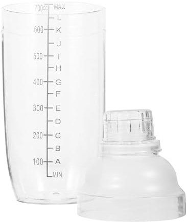GRIRIW Coctelera De Plástico Vaso Mezclador Para Preparar Té Con Leche y Batidos Mezclador De Cócteles