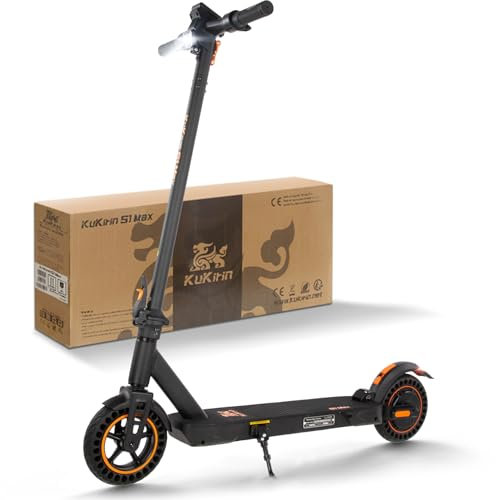 Kukirin E Scooter,Elektro Elektroroller Erwachsene Elektroscooter,E Roller Offroad,Elektro Scooter Roller,(40 Km Reichweite),S1MAX