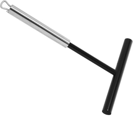 Hemobllo Spatola Per Crepes e Pancake in Acciaio a Forma t Utensile Per Cucina e Banchetti Facile Da Riporre e