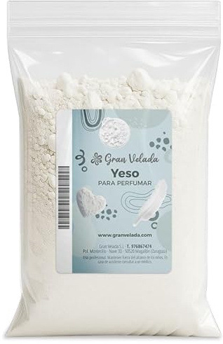 Gran Velada - Yeso para Perfumar 5 kg | Material Poroso para Manualidades DIY y Aromatizadores con Fragancia Duradera