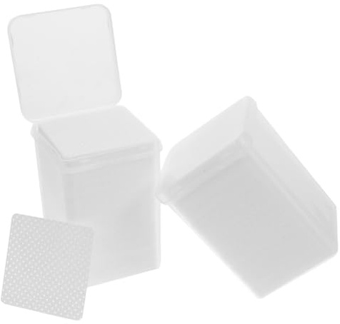 TOYANDONA 2 Stück Packung Nagelreinigungstücher Baumwolle 200 Stück Pads Nagellackentferner für Gelnägel Reise Nagelpflege