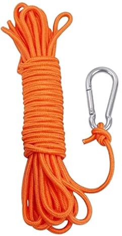 BeGrit 6mm Floating Rope 10m Anchor Mooring Rope High Visibility Orange Kayak Dock Lines Tow Throw Line for Boat Canoe Dinghy Camping Hiking Awning Tent Canopy