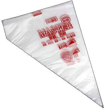 Lot de 100 poches à douille jetables pour décoration de gâteaux, pâtisseries, biscuits, glaçage, taille S