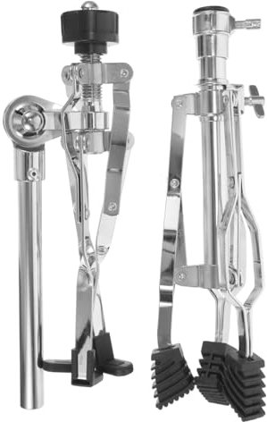 ibasenice Trommelständer Für Snare-drum Mit Stockhalter Praktisches Aufbewahrungsregal Tragbares Übungsgestell Für Percussion-zubehör