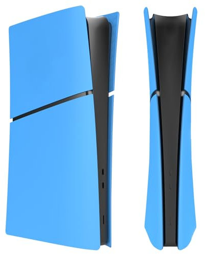 Szaerfa Carátulas de Consola para PS5 Slim,Carátulas Laterales de Repuesto antiarañazos para Sony PlayStation 5 Slim,Accesorios de Carcasa Protectora de Consola (Edición Digital)