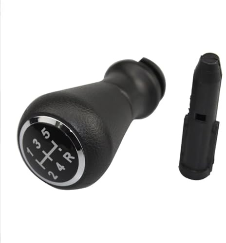 Rugnipw Pomos Palanca Cambios Para Peugeot 206 207 306 307 Reemplazo Palanca Cambios 5 Velocidades Adecuado(Negro)