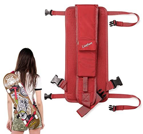 LISEFURE Sac à Dos de Transport pour Skateboard avec Sangles réglables