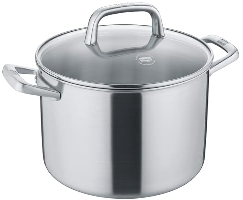 Berndes Topf Tricion Resist 24 cm, Kochtopf mit Deckel 7,5 l Volumen, für alle Herdarten inkl. Induktion, antihaft beschichtet