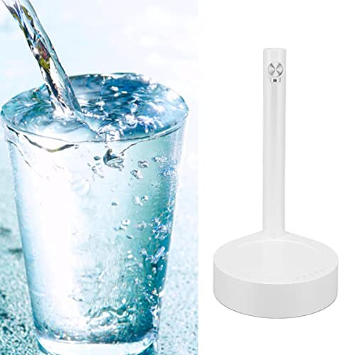 Bomba de Botella de Agua Inalámbrica Dispensador de Agua Automático Dispensador de Bomba de Agua de Carga USB Portátil Bomba de Jarra de Agua Desmontable para el Hogar Cocina (Blanco)