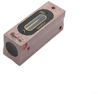 Nivel de burbuja de precisión, nivel de burbuja de ingenieros, nivel de resolución de 0,02 mm, herramienta de medición de grado industrial con agarre aislante, 100 mm