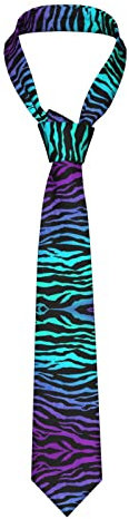 Herren Krawattenklammer-Set, kariert, Seide, gewebt, gestreift, kariert, Krawattennadel, Manschettenknöpfe, Krawattenklammer-Set, für formelle Geschäfts- und Hochzeit, Lila Blau Grün Camouflage Zebra