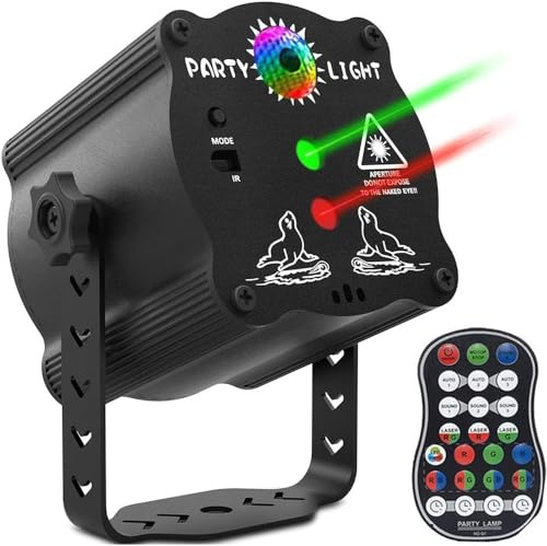 WhYaTT Christmas Projector Light - 60 Pattern Led Light Show with Remote Control Timer for Outdoor Waterproof Party Lights and Garden Decor
