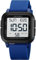findtime Orologio digitale quadrato a LED con numeri grandi, orologio da polso per uomo e donna, unisex, per attività all'aperto, con allarme/timer/doppio orno/cronometro/12/24H, blu/bianco, cinghia