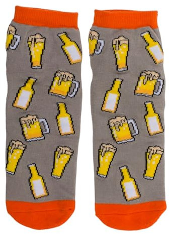 Out of the blue Socken Bier Geschenk für Männer Bierstrumpf mit ABS-Sohle in 36-45