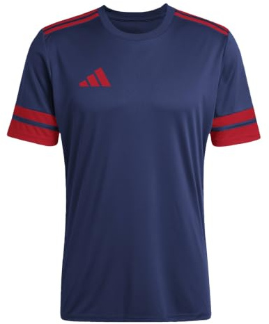 adidas Hombre Squadra25 Jersey Short Sleeve Shirt, Team Navy Blue 2/Team Power Red 2, XL