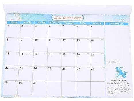 STOBOK 3stücke Monatlicher Wandkalender Englischer Planer Für Zuhause Und Büro Wandmontierter Kalender Mit Klaren Druckseiten Praktische Wanddekoration Für