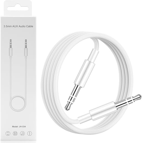 SAISN Aux Audio Cable 3.5 mm Male to Male Headphone Auxiliary Cord 3 Feet Hi-Fi Stereo Audio Jack TRS Cables 3.5 mm Aux Cord for Car Home Stereo, Speaker, Headphone, Amplifier, Laptop
