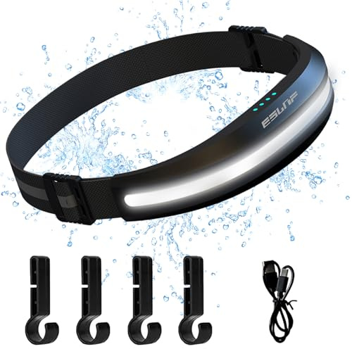 Forhome Lampe frontale LED, Lampe Frontale COB Rechargeable, USB - C Rechargeable Lampe Torche, Réflecteur Capteur pour Camping Randonnée Cyclisme Pêch Lecture Running Enfant Adulte