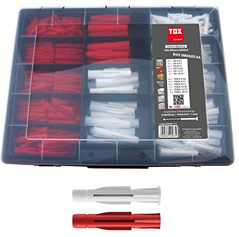 TOX Allzweckdübel - Sortiment Clever Mix Pro 446 tlg, 1 Stück, 094901114